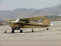N3996V @ CNO - Tied down and parked - by Helicopterfriend