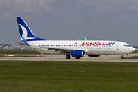 TC-JHI @ EDDF - departing via RW18W - by Friedrich Becker