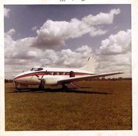 N557JC @ DYL - Seen during better times.  Last flown by me Aug 1970 - by Les Strouse