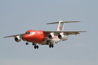 OO-TAZ @ EBBR - On approach to RWY 25L - by Daniel Vanderauwera