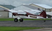 N166BW @ Y50 - Aviat A-1C Husky taxiing to park. - by Kreg Anderson