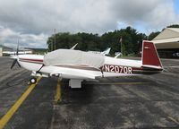 N2070R @ Y50 - Mooney M20M on the ramp. - by Kreg Anderson