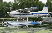 N185PS @ 96WI - Cessna A185F Skywagon moored at AirVenture 2010. - by Kreg Anderson