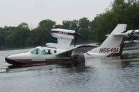N8549A @ 96WI - Lake La-4-250 Renegade moored at AirVenture 2010. - by Kreg Anderson