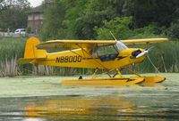 N88000 @ 96WI - Piper J3C-65 Cub moored at AirVenture 2010. - by Kreg Anderson