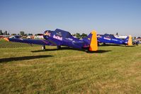 D-FHGK @ LOLW - 100 years Airfield Wels-Red Bull / Sennheiser Noorduyn AT-16 Harvard IIB - by Delta Kilo