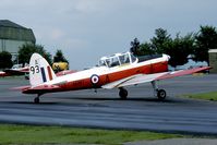 WK512 @ EGVP - In 1993 the Basic Fixed Wing Flight of the AAC was still operating the Chipmunk. - by Joop de Groot