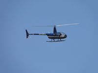 N728PG @ CNO - Shooting landings and doing auto-rotations, turning north for downwind leg - by Helicopterfriend