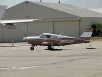 N6523P @ CNO - After landing, taxiing back towards the tower - by Helicopterfriend