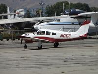 N6EC @ CNO - Taxiing southbound enroute to the runway for take off - by Helicopterfriend