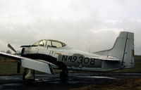 N49308 @ BQH - Ex-Zaire Air Force T-28C Trojan seen at Biggin Hill in the Spring of 1978 awaiting ferry flight to the United States  where it was later registered as N39408. - by Peter Nicholson