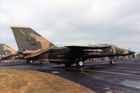 71-0891 @ EGDM - F-111F, callsign Topcat 32, of Lakenheath's 493rd Tactical Fighter Squadron/48th Tactical Fighter Wing on display at the 1990 Boscombe Down Battle of Britain 50th Anniversary Airshow. - by Peter Nicholson