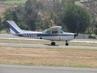 N6456V @ POC - Rolling out after landing - by Helicopterfriend