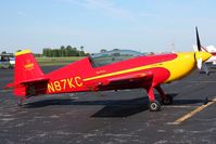N87KC @ DLZ - On the ramp at Delaware, Ohio during the EAA fly-in breakfast. - by Bob Simmermon