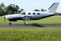 N409CP @ DLZ - Departing Delaware, Ohio - by Bob Simmermon