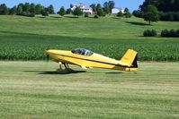 N91DH @ 2D7 - Arriving at the Father's Day breakfast fly-in, Beach City, Ohio. - by Bob Simmermon