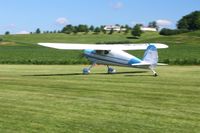 N111GZ @ 2D7 - Arriving at the Father's Day breakfast fly-in, Beach City, Ohio. - by Bob Simmermon