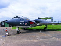 XJ560 @ X4WT - Dassault MD-454 Mystere IVA at the Newark Air Museum - by Chris Hall