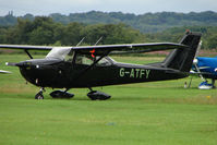 G-ATFY @ EGCB - 1965 Reims Aviation Sa CESSNA F172G, c/n: 0199 at City of Manchester Airfield - by Terry Fletcher