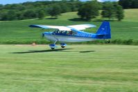 N118TM @ 2D7 - Arriving at the Father's Day breakfast fly-in, Beach City, Ohio.