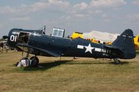 N5615C @ OSH - North American SNJ-5C, c/n: 90656 - by Timothy Aanerud