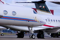 N841WS @ EGGW - nice nose art - by Chris Hall