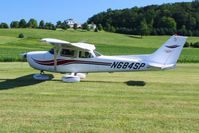 N684SP @ 2D7 - Arriving at the Father's Day breakfast fly-in, Beach City, Ohio.