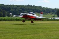 N710CT @ 2D7 - Arriving at the Father's Day breakfast fly-in, Beach City, Ohio.