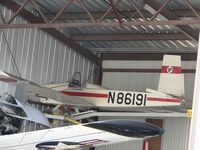 N86191 @ RIR - Parked up high in the hanger - by Helicopterfriend