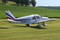 N918HP @ 2D7 - Arriving at the Father's Day breakfast fly-in, Beach City, Ohio. - by Bob Simmermon