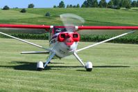 N2011B @ 2D7 - Arriving at the Father's Day breakfast fly-in, Beach City, Ohio.
