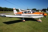 N3686R @ 2D7 - Parked in the grass at the Father's Day breakfast fly-in, Beach City, Ohio. - by Bob Simmermon