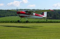 N4610B @ 2D7 - Arriving at the Father's Day breakfast fly-in, Beach City, Ohio.
