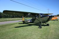 N4796C @ 2D7 - Parked in the grass at the Father's Day breakfast fly-in, Beach City, Ohio.