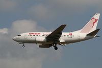TS-IOM @ EBBR - Arrival of flight TU8430 to RWY 25L