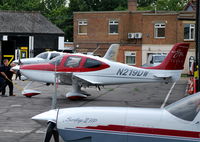 N219DW @ EGTF - Cirrus Design SR22 at Fairoaks. - by moxy