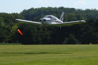 N6511W @ 2D7 - Arriving at Beach City, Ohio during the Father's Day fly-in. - by Bob Simmermon