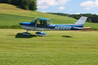 N6565G @ 2D7 - Arriving at Beach City, Ohio during the Father's Day fly-in.