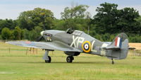 G-HHII @ EGTH - 1. BE505 departing Shuttleworth Military Pagent Air Display August 2010