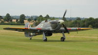 G-HHII @ EGTH - 3. BE505 departing Shuttleworth Military Pagent Air Display August 2010