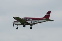 G-SACO @ EGSH - About to touch down at Norwich. - by Graham Reeve