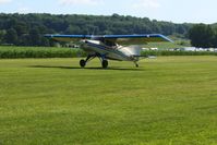 N9125E @ 2D7 - Arriving at Beach City, Ohio during the Father's Day fly-in.