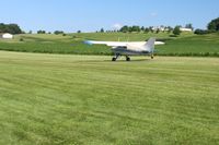 N9125E @ 2D7 - Arriving at Beach City, Ohio during the Father's Day fly-in.