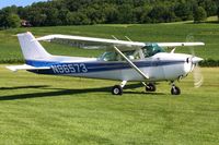 N96573 @ 2D7 - Arriving at Beach City, Ohio during the Father's Day fly-in.