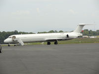 N120MN @ TRI - I was plane watching at Tri-Cities Airport when I saw this unmarked MD-83 land. I drove around to where she parked and grabbed a few photos of her. No passengers or cargo on this plane that I saw. Crew only on the tarmac. - by Davo87