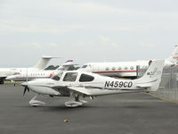 N459CD @ TRI - Saw this SR22 parked at Tri-Cities Airport on July 21, 2010. One person was working around the aircraft. Opening hatches and looking over the plane.