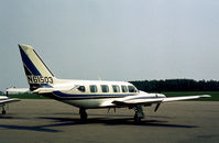 N61503 @ KUCA - PA-31 Navajo Chieftain 350 of commuter airline Empire Airlines parked at Oneida County in the Summer of 1976. - by Peter Nicholson