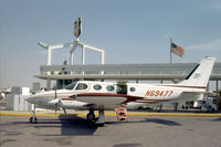 N69477 @ ELP - This Cessna 340 was marked as a Riley Super 340 when seen at El Paso in October 1978. - by Peter Nicholson