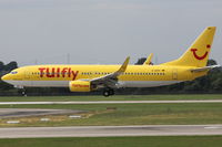 D-AHFP @ EDDL - Tuifly, Boeing 737-8K5 (WL), CN: 27988/508 - by Air-Micha