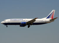 EI-DDY @ LEBL - Landing rwy 25R - by Shunn311